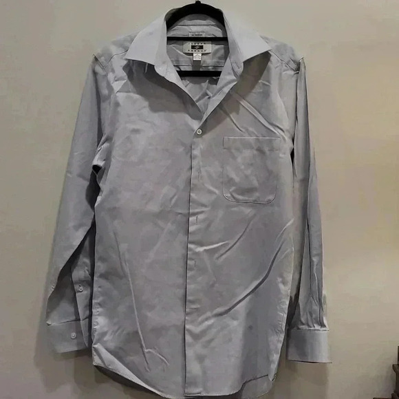 JOSEPH ABBOUD Light Grey Button Down Dress Shirt - Picture 1 of 6